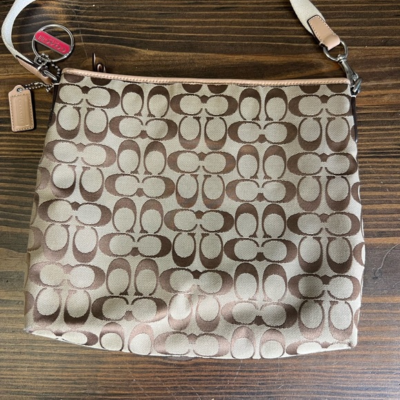 Coach Brown and Pink Crossbody Bag - Picture 5 of 7